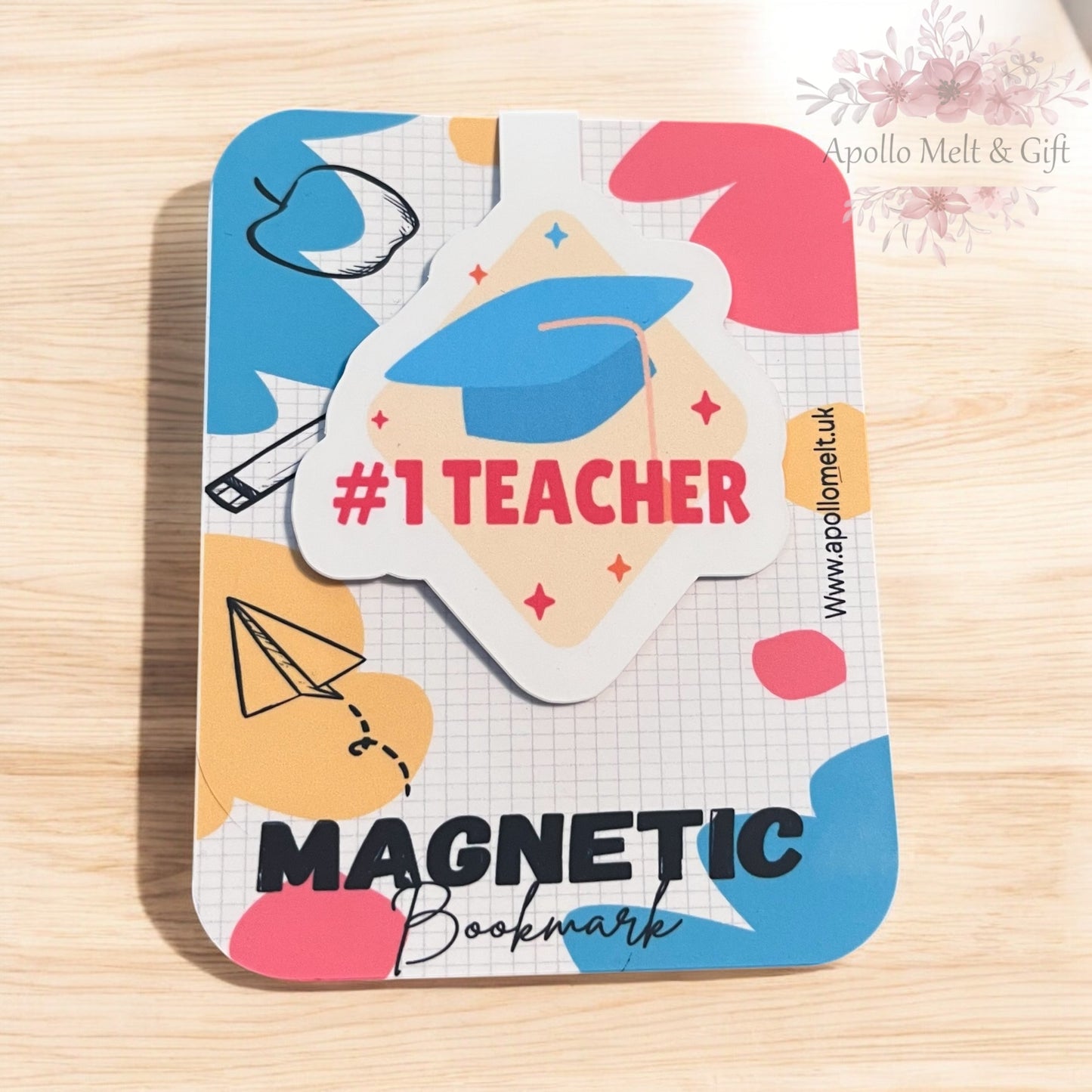 Number 1 Teacher Magentic Bookmark