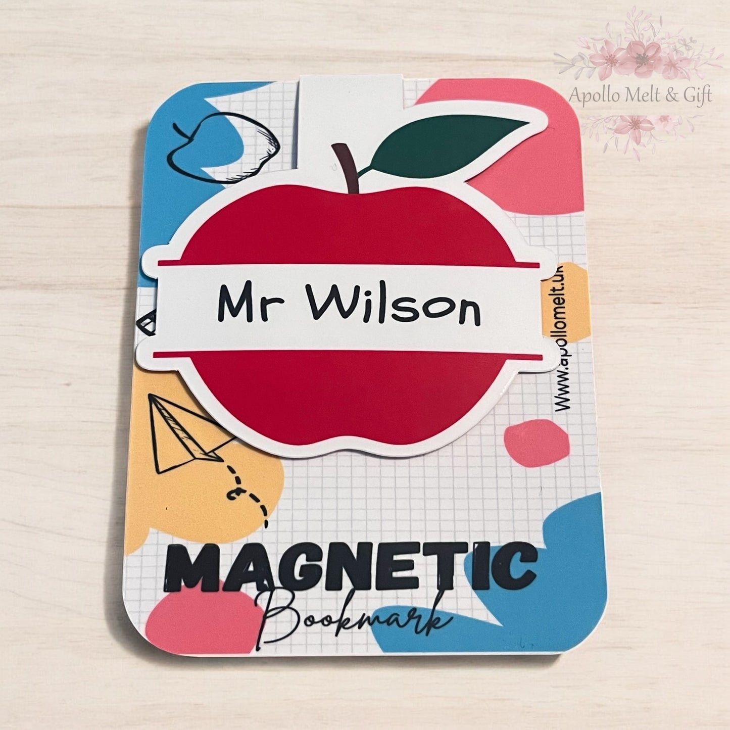Personalised Teacher Magnetic Bookmark