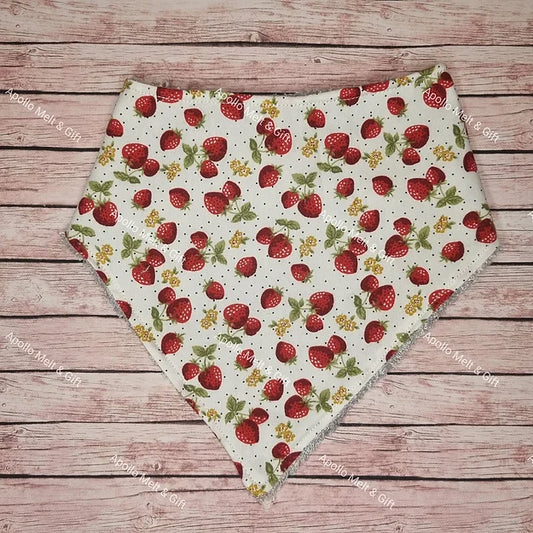 Baby Dribble bib- strawberry