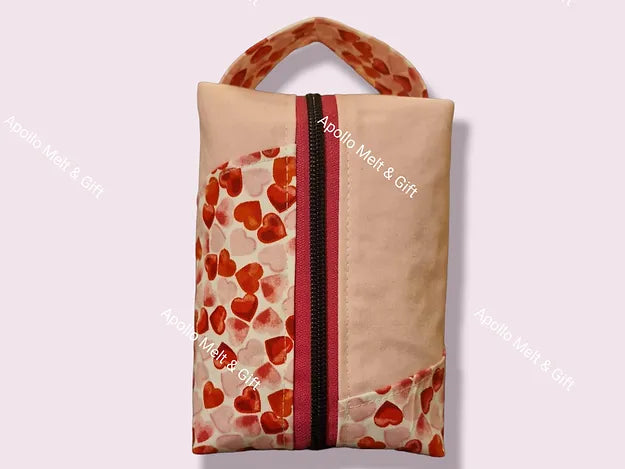 Hearts Make up/ toiletry bag- small