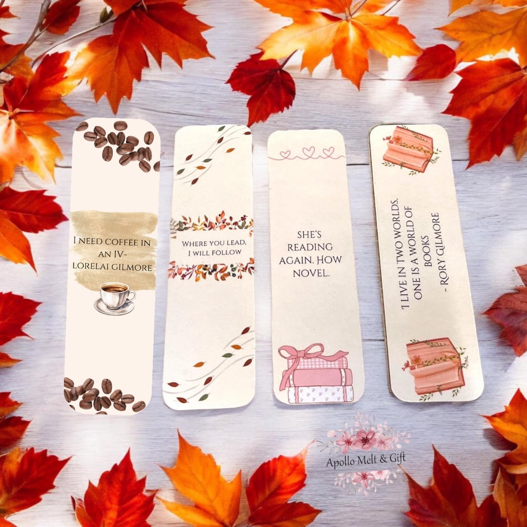 Gilmore girls inspired bookmarks