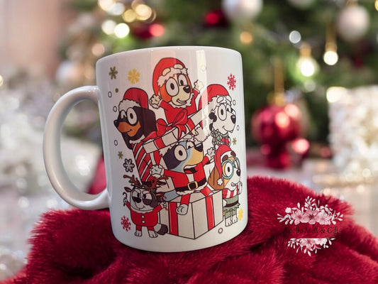 Bluey Christmas mug