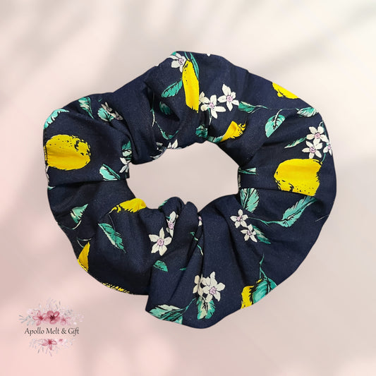 Lemon Print scrunchie